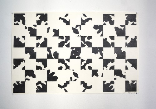 o.T. / Graphit auf Papier / 37,5 x 58 cm / 2001/02