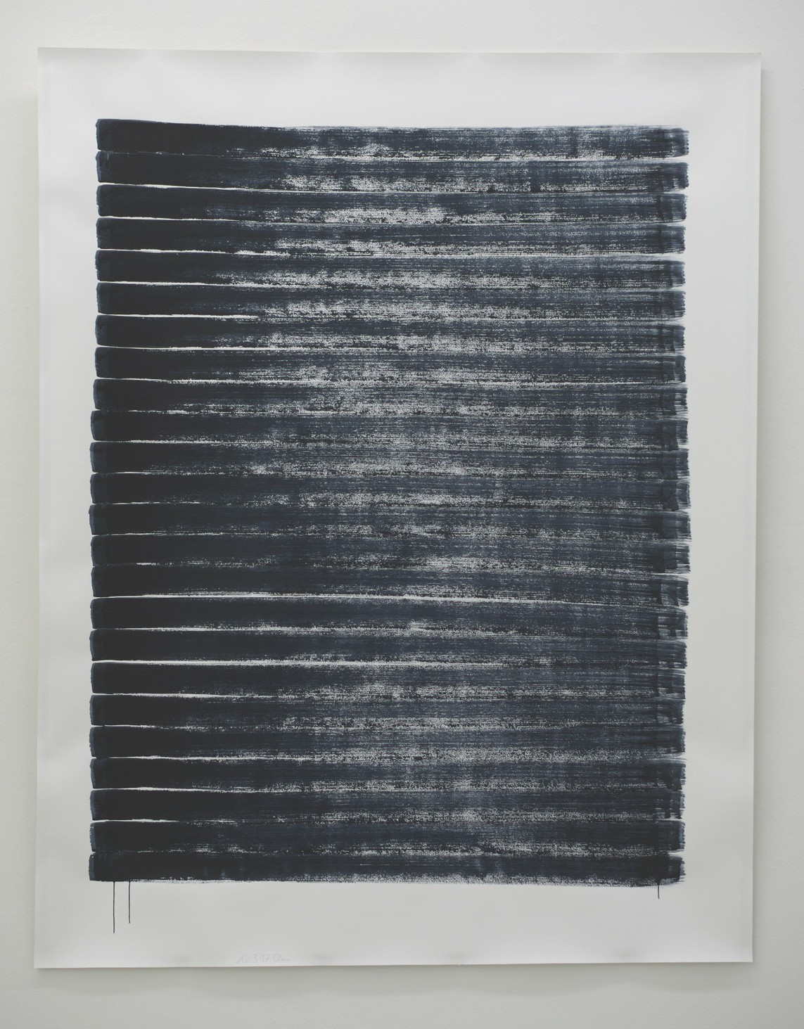 o.T. (12.3.17), Aquarell auf Papier, 2017, 193 x 152 cm 