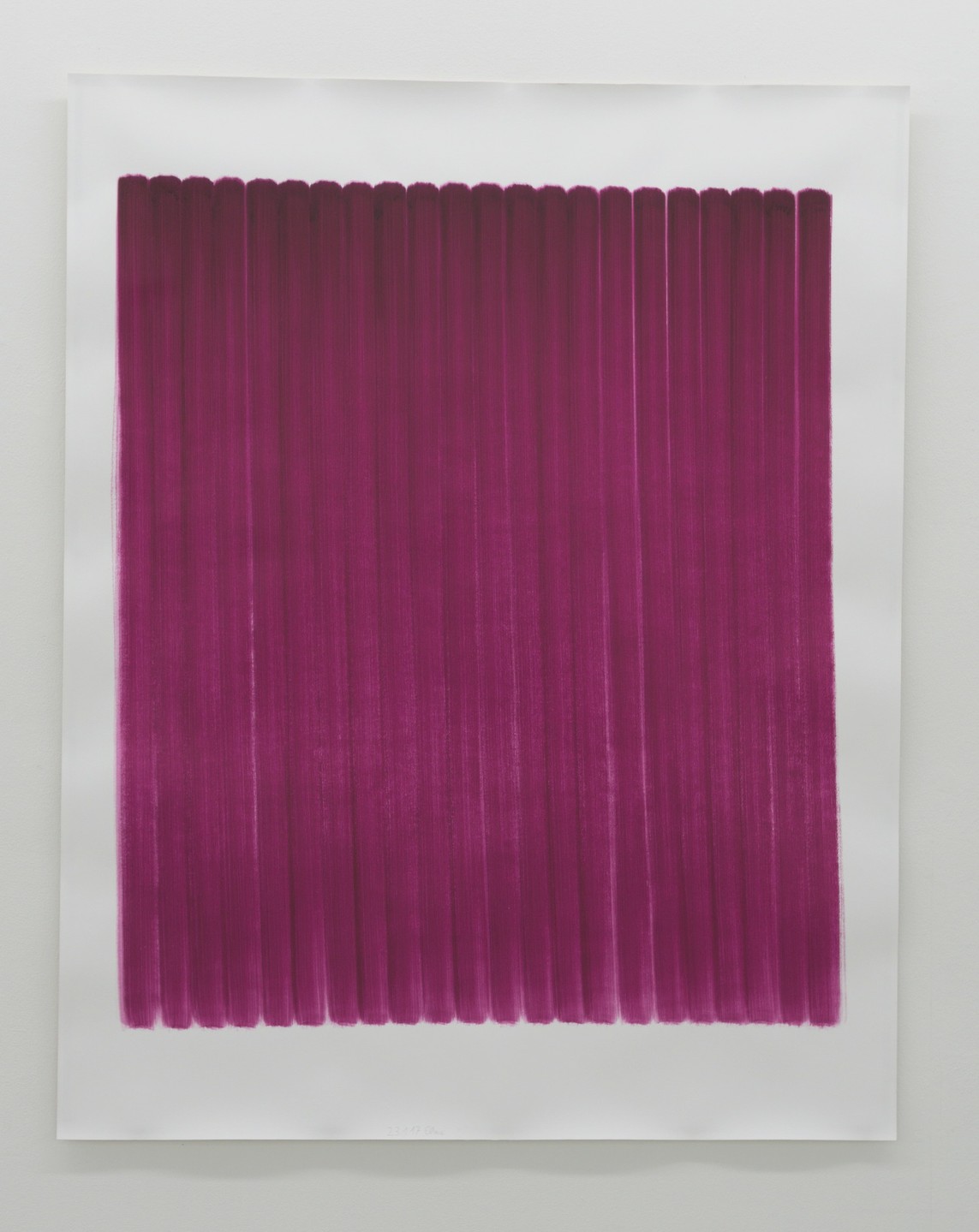o.T. (23.1.17), Aquarell auf Papier, 2017, 192 x 152 cm 