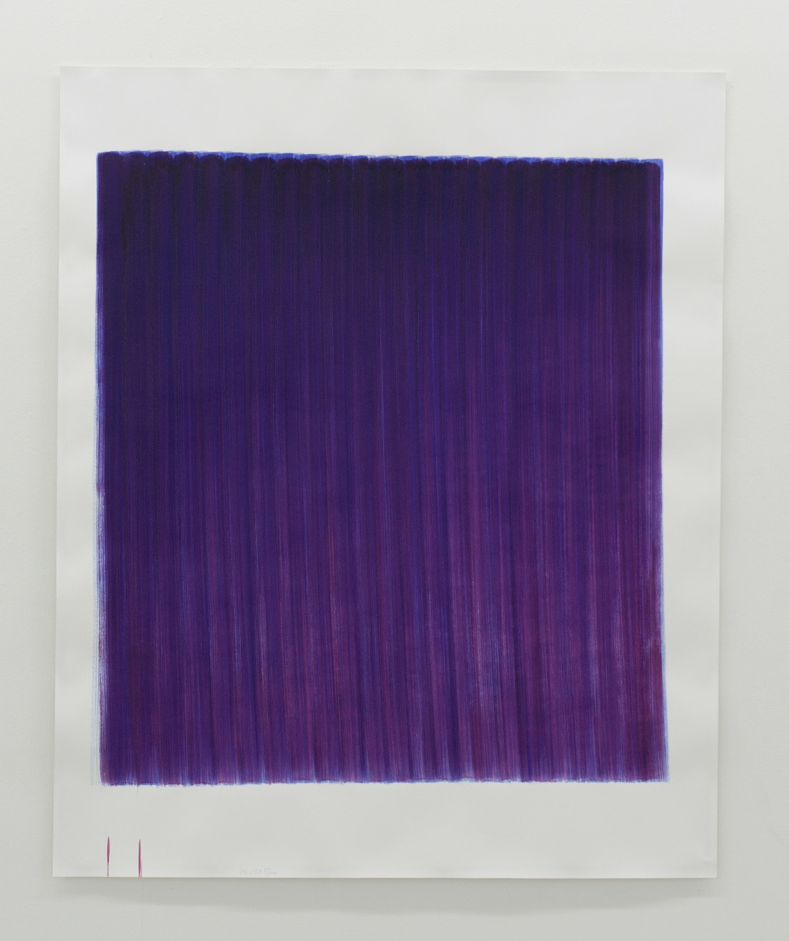o.T. (24.2.17), Aquarell auf Papier, 2017, 185 x 152 cm 