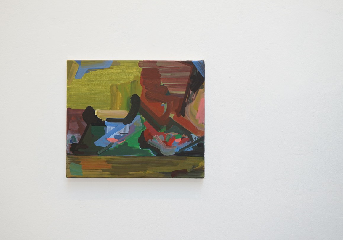o.T. 2019, Acryl auf Leinwand, 30 x 35 cm