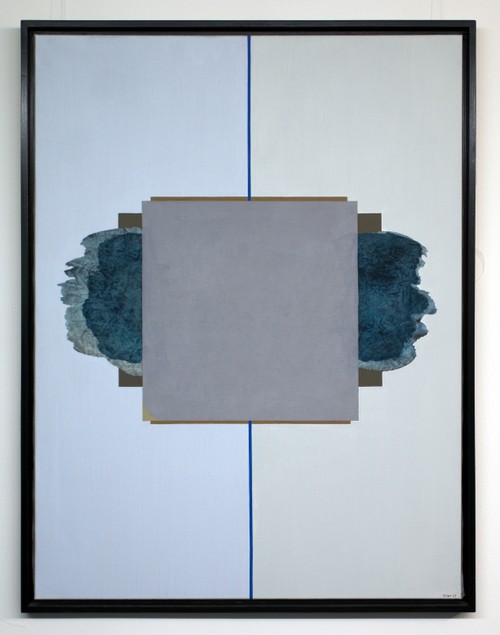 »HAUS (bedrückt)« Öl auf Leinwand, 116,5 x 89,5 cm, 1967