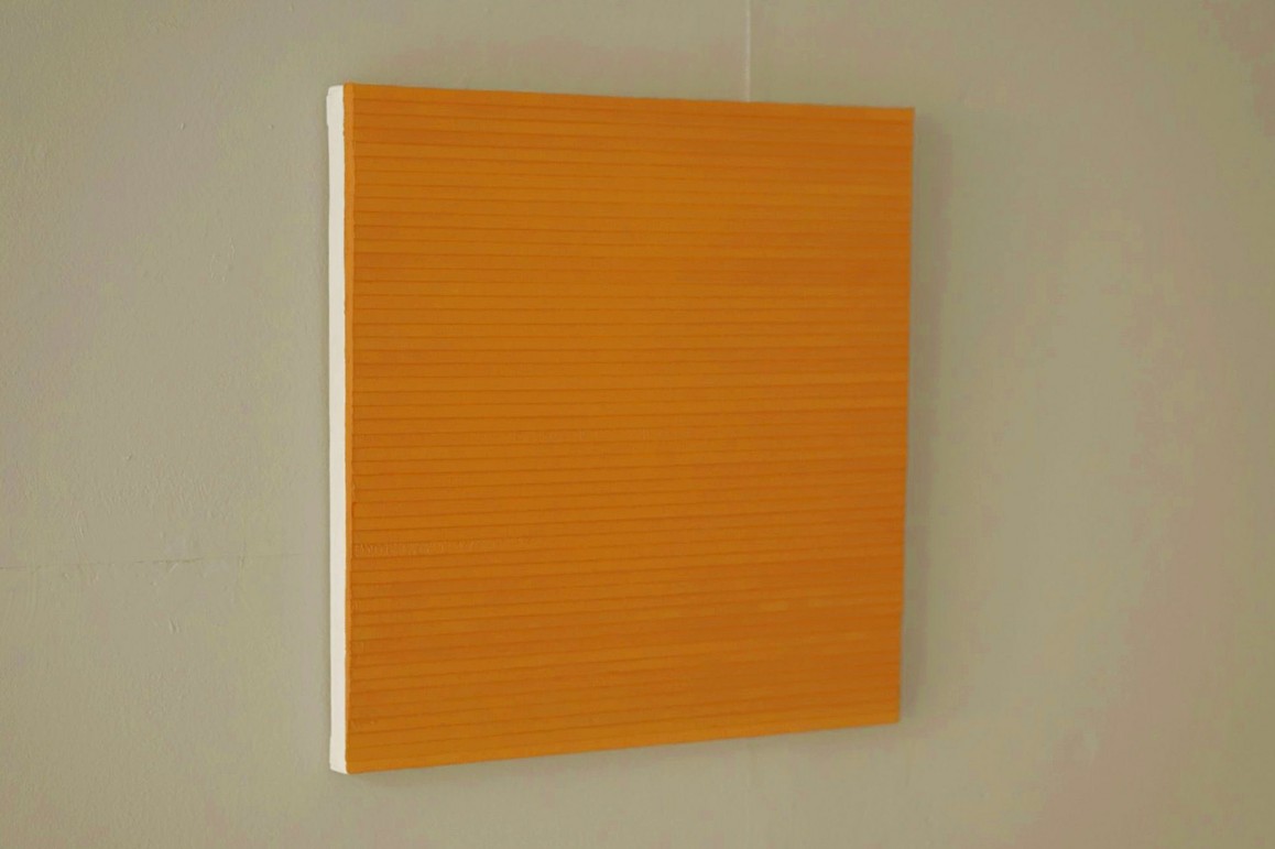  2.4.14 - 20.7.15, Öl/Lw./Holz, 50 x 50 cm