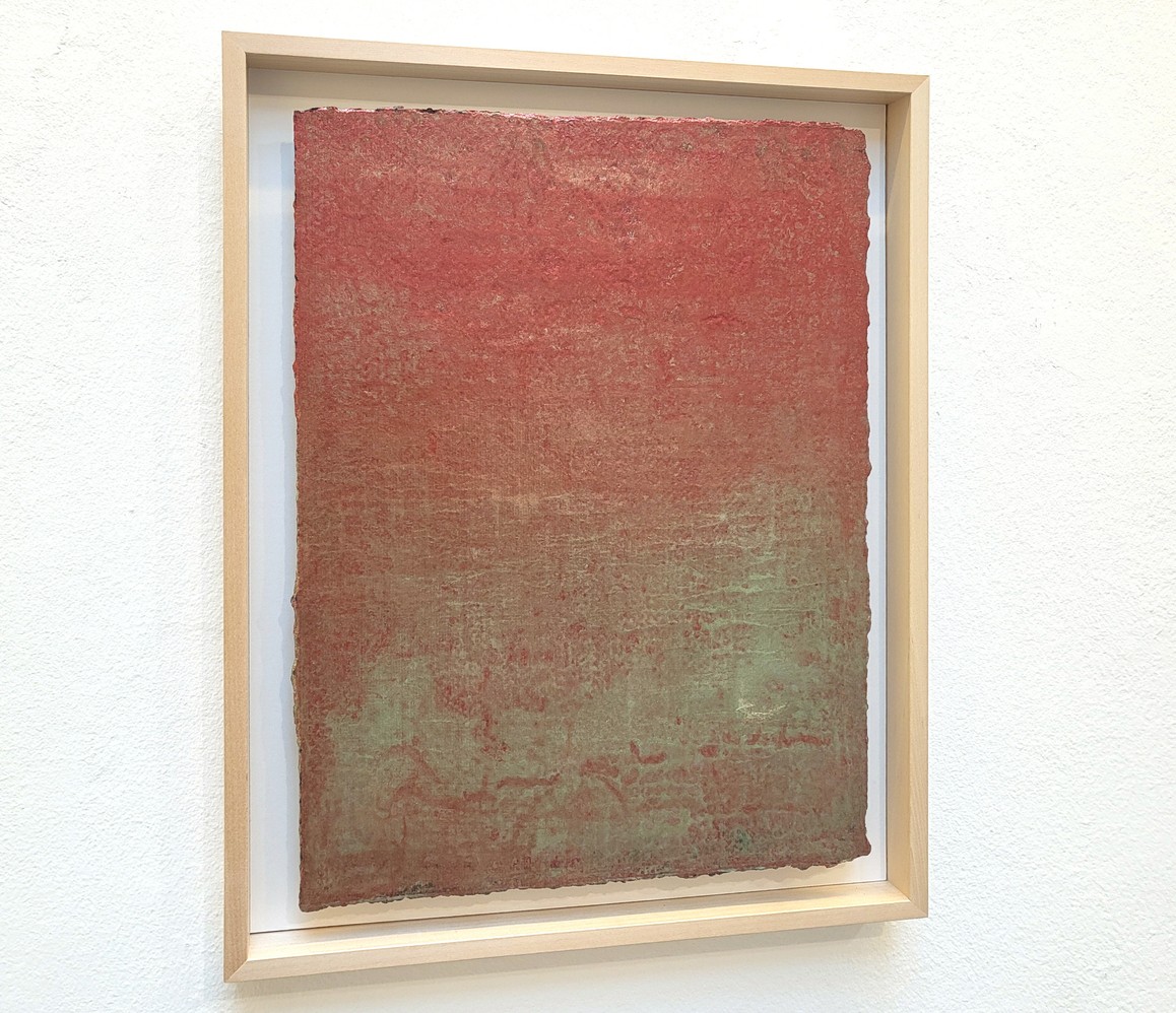 Sehstück, 2026, Aquarell auf Papier / gerahmt, 27,5 cm x 38,5 cm