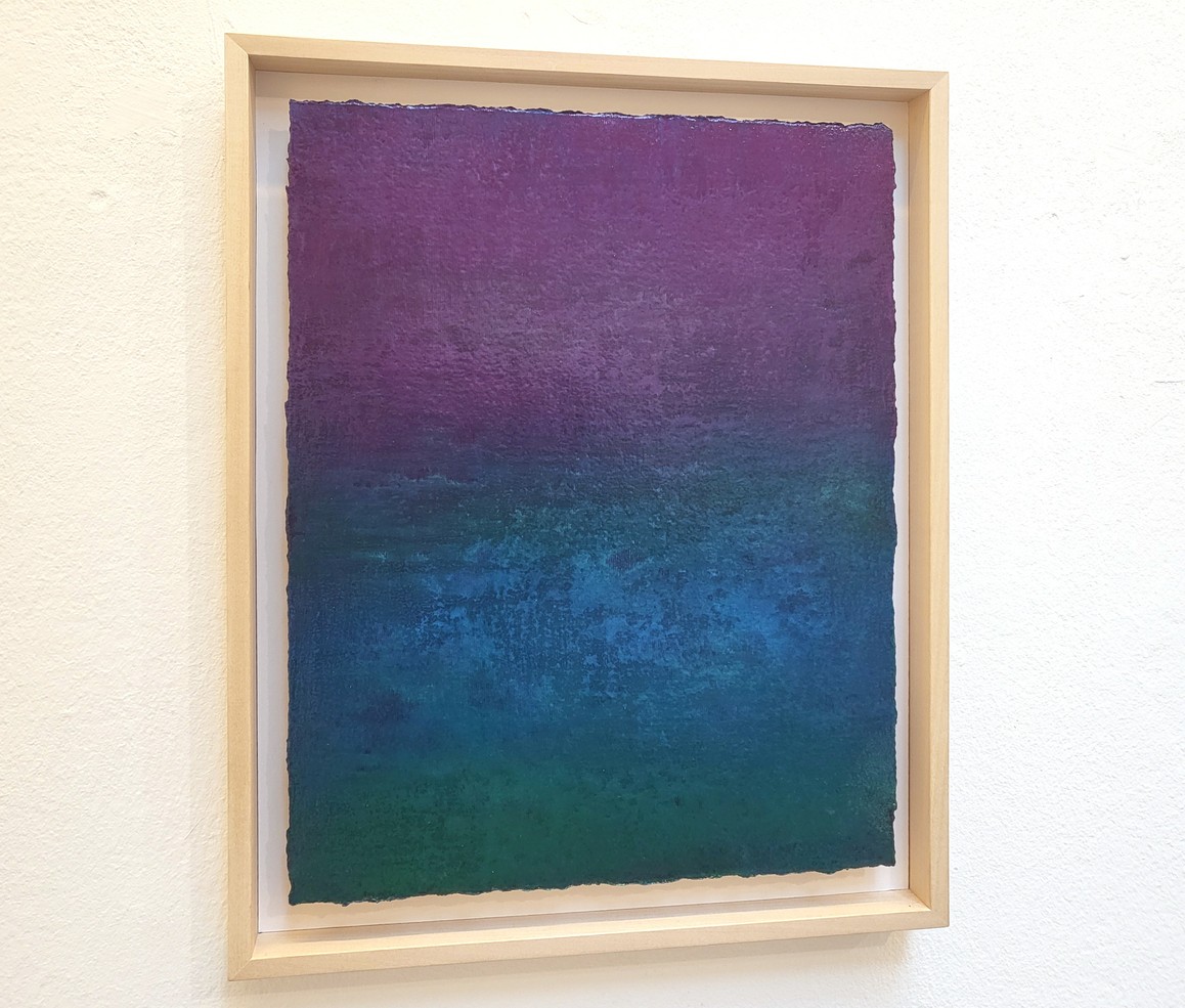 Sehstück, 2026, Aquarell auf Papier / gerahmt, 27,5 cm x 38,5 cm