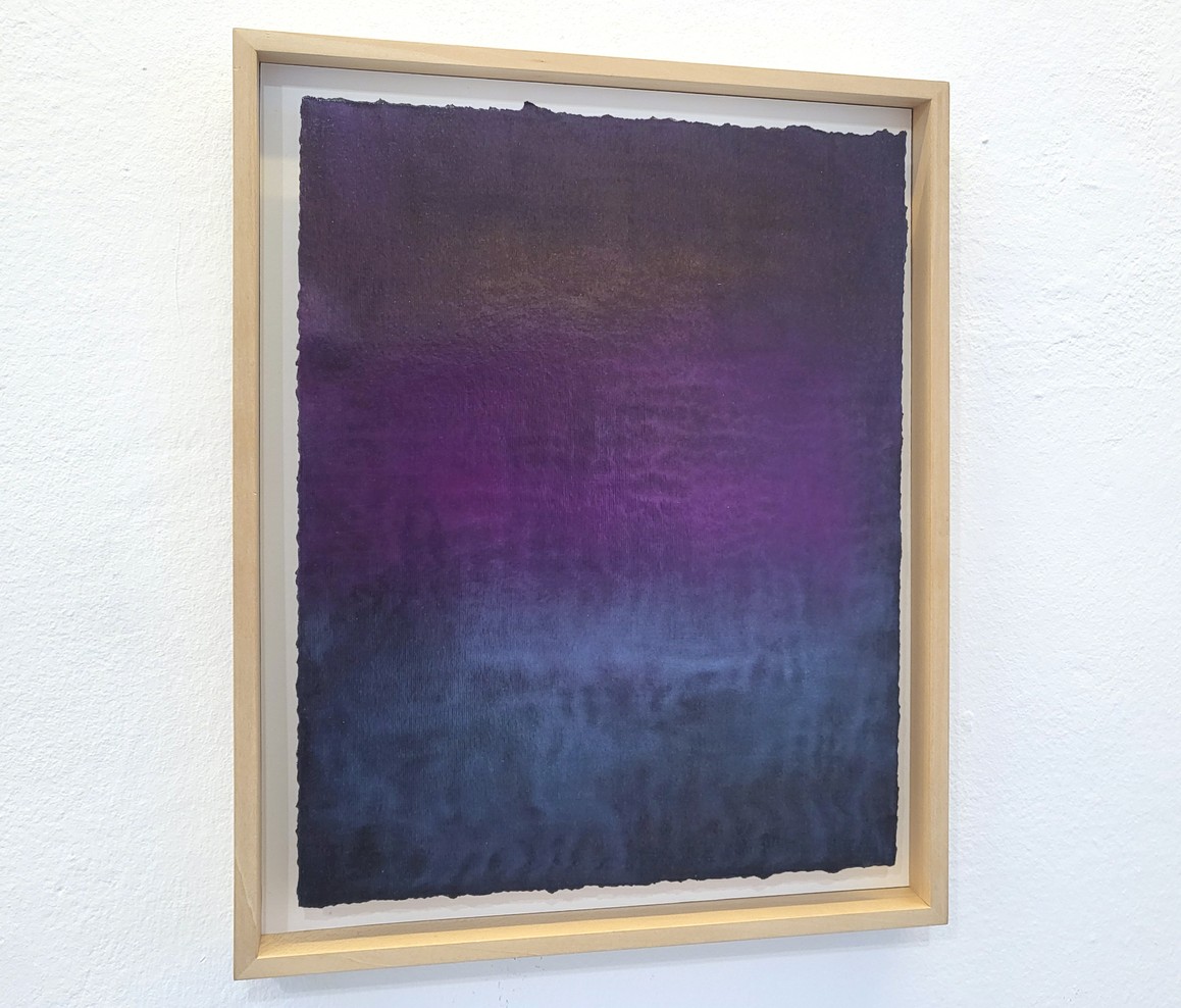 Sehstück, 2026, Aquarell auf Papier / gerahmt, 27,5 cm x 38,5 cm