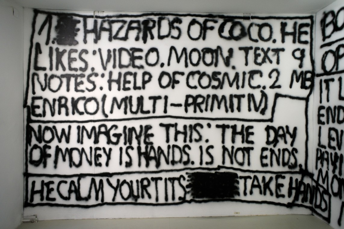 PART OF TEXT 4 – PAINT ON WALL