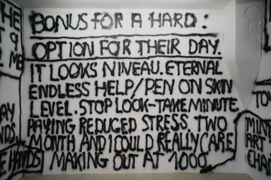 PART OF TEXT 4 – PAINT ON WALL