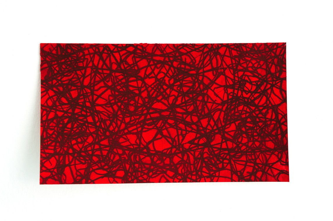 o.T. / Graphit auf Papier, Acrylfarbe / 13,5 x 23,5 cm / 2005