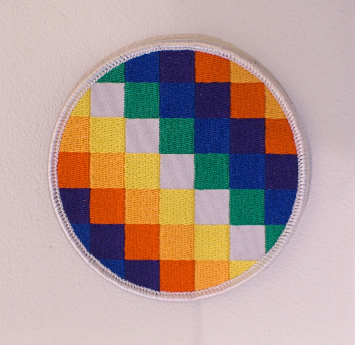 Badge »Projet Elina« – Baumwolle / 10 cm ø / 2015