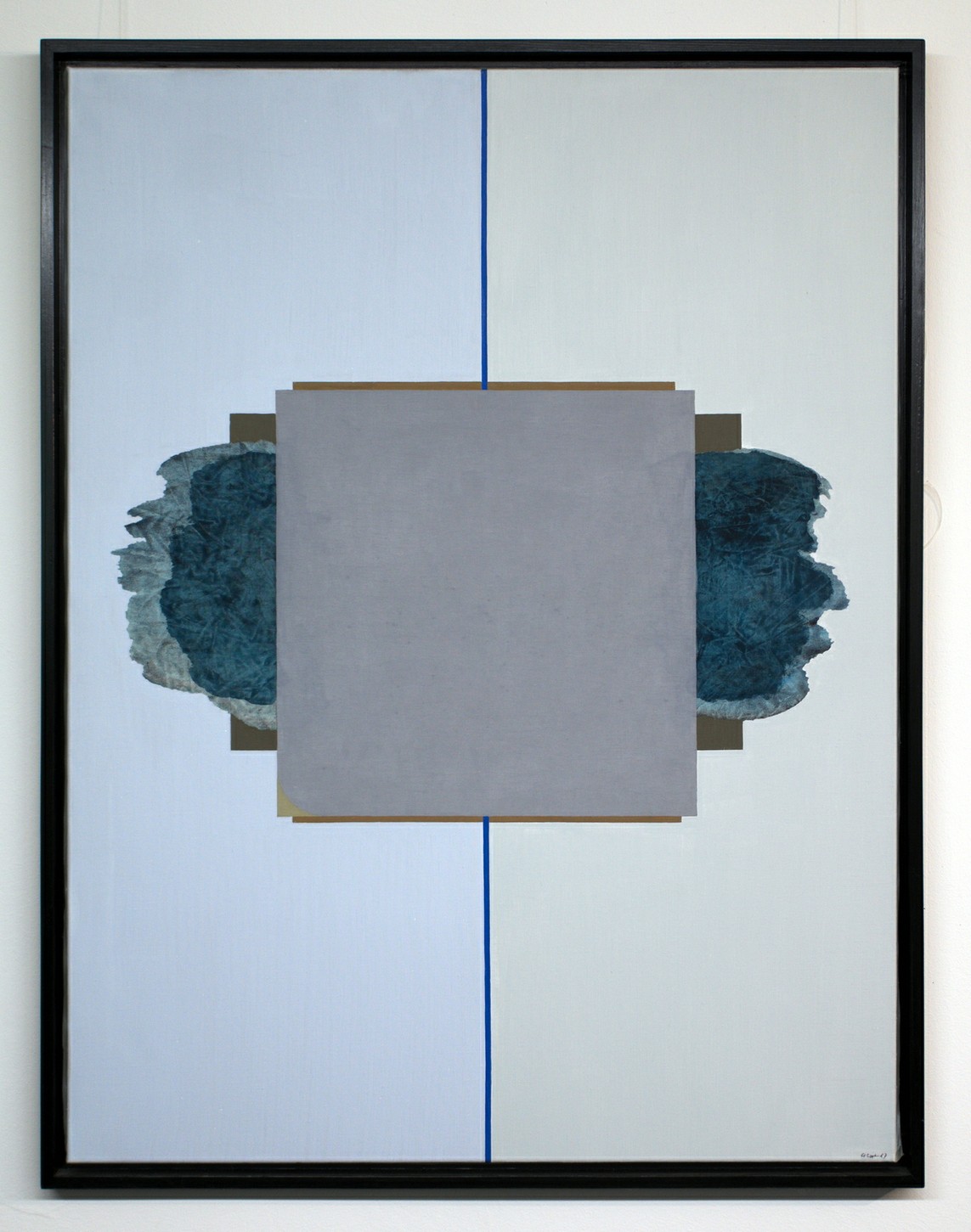 »HAUS (bedrückt)« Öl auf Leinwand, 116,5 x 89,5 cm, 1967