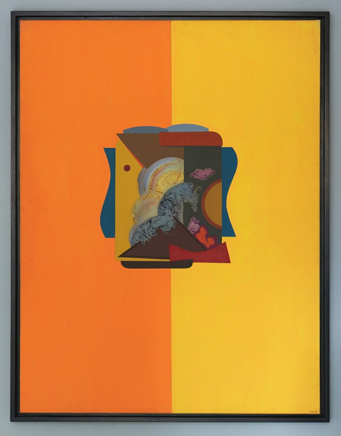 »HAUS (Positivist)« Öl auf Leinwand, 116,5 x 89,5 cm, 1967