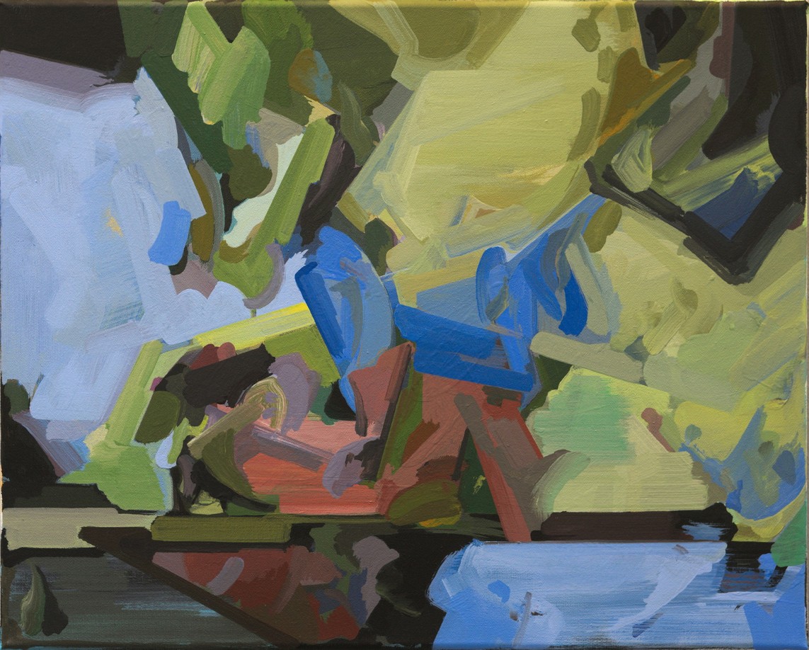 Henning Grießbach – o.T. / Öl auf Leinwand, 40 x 50 cm, 2016