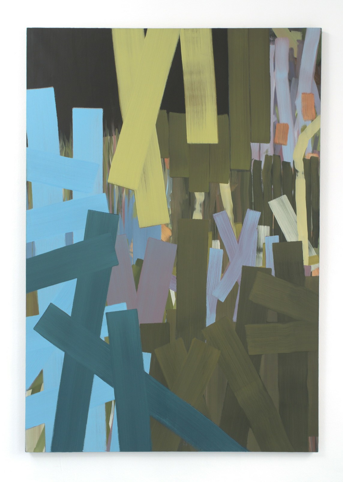»Uhsinn« 2018, Öl auf Leinwand, 180 x 125 cm