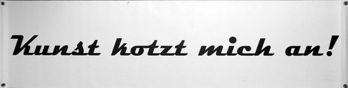 Kunst kotzt mich an!, 2011